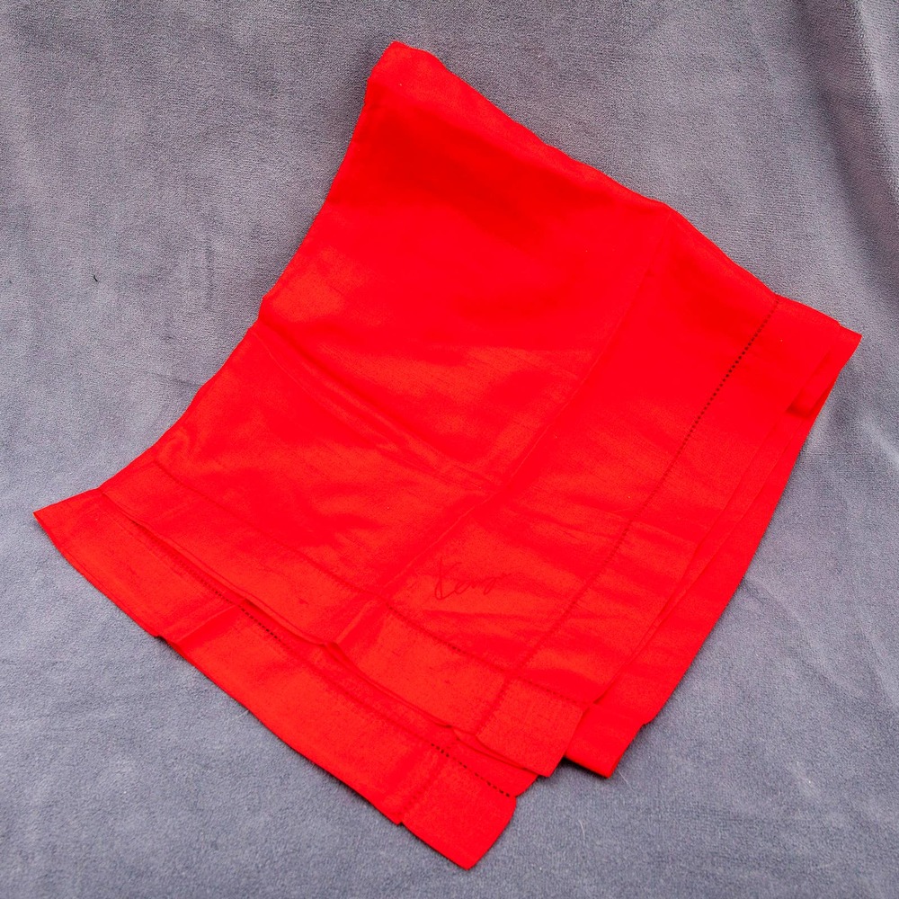 Red Kenzo rectangle scarf